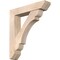 Ekena Millwork Olympic Slat Smooth Bracket w/ Offset Brace, Douglas Fir, 7 1/2"W x 36"D x 40"H BKT0806X36X40OLY06SDF - alternate 1